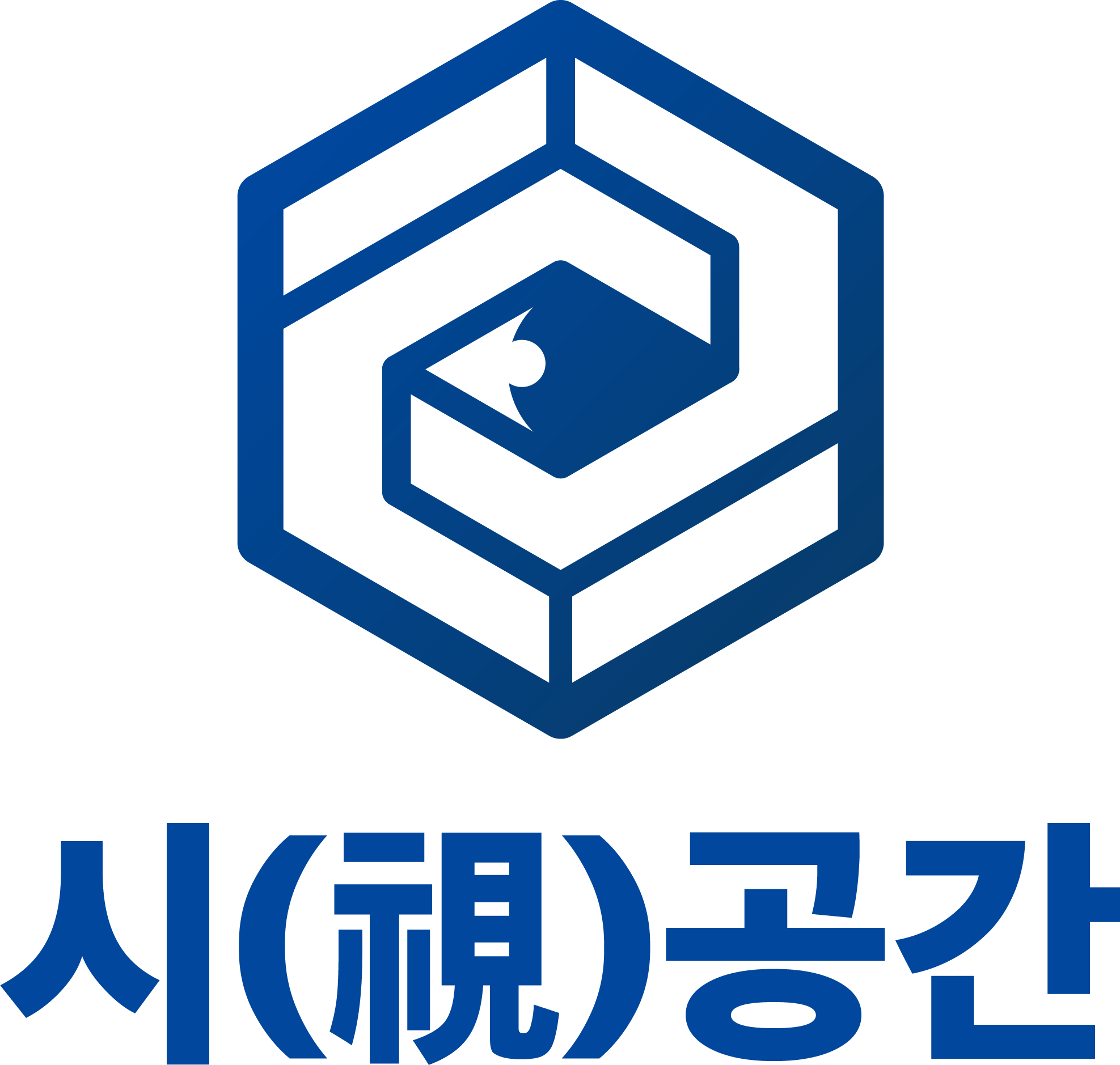 시(視)공간의 회사 CI